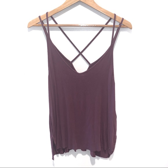 American Eagle Outfitters Tops - American Eagle Strappy Criss Cross Tank Top